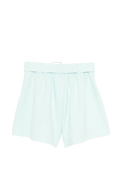 Shorts con strass Lù-Lù BY MISS GRANT | LL4167MENTA